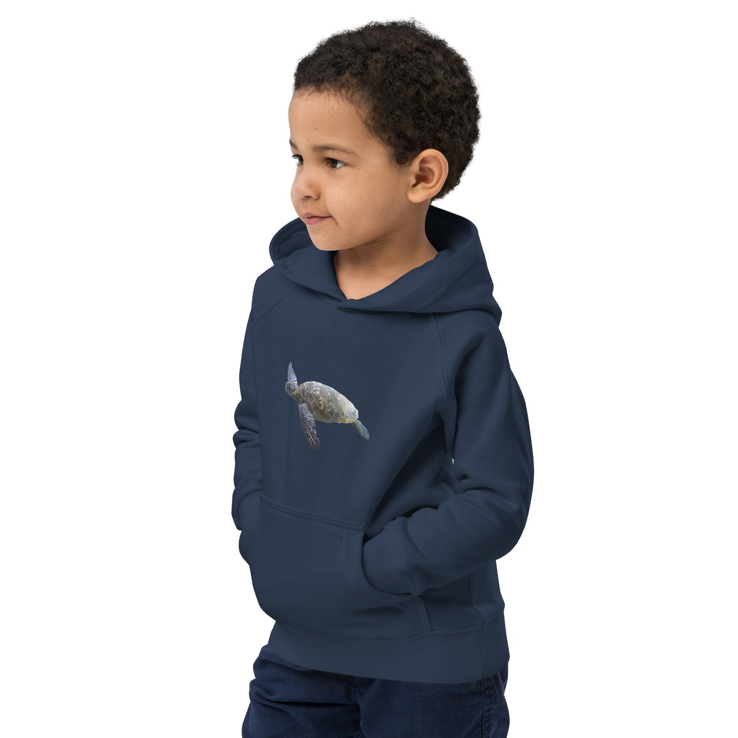 Kids Turtle Print Hoodie
