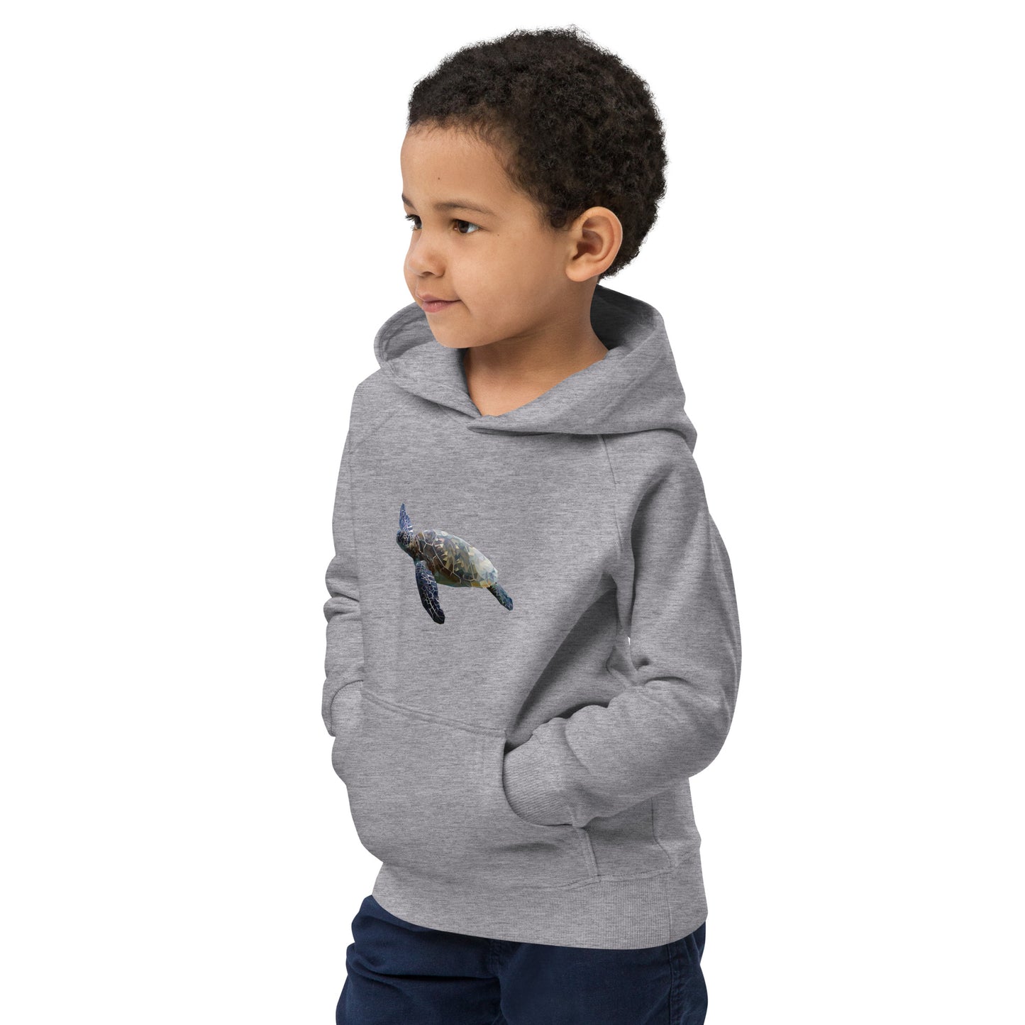 Kids Turtle Print Hoodie