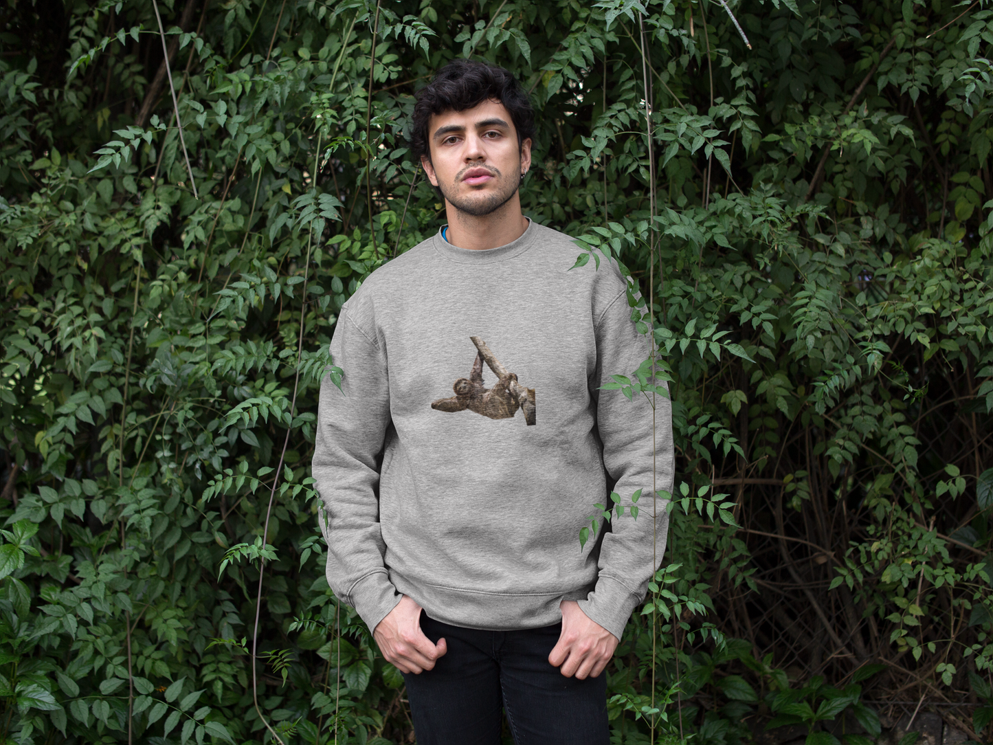 Men's Sloth Print Sweatshirt