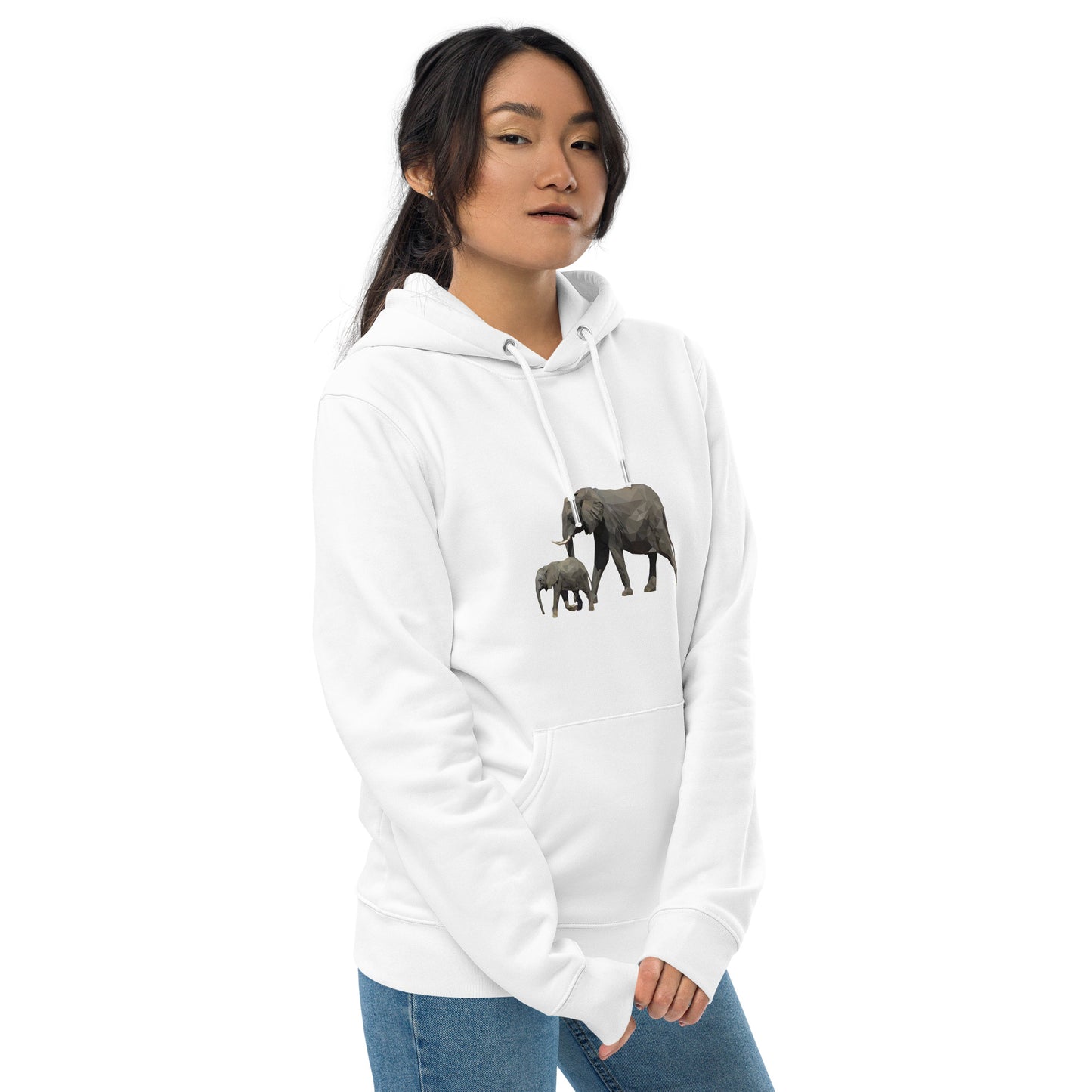Women's Elephant Print Hoodie