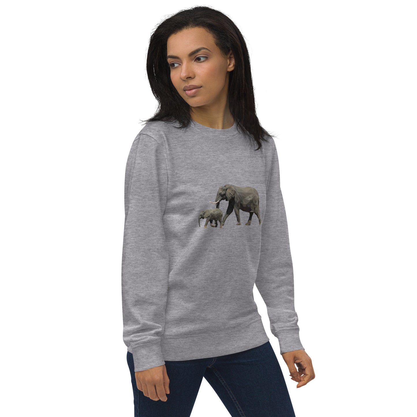 Women's Elephant Print Sweatshirt