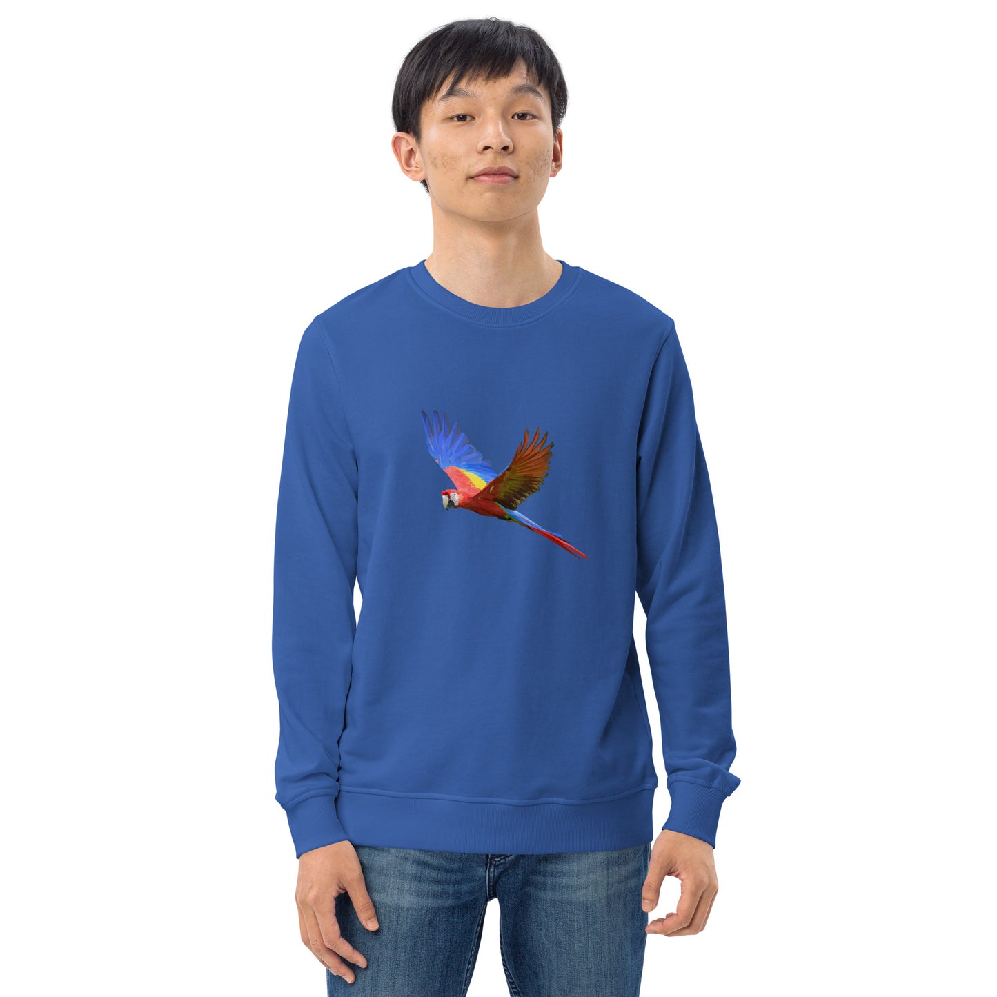 Men's Scarlet Macaw Print Sweatshirt