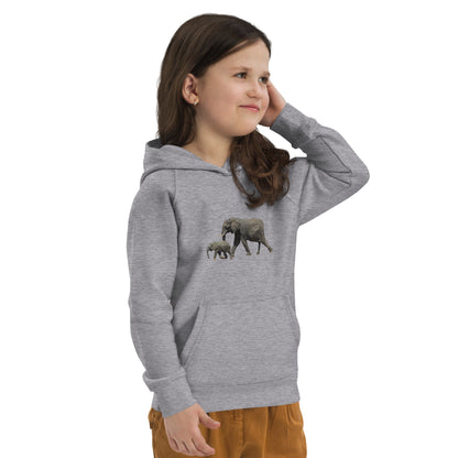 Kids Elephant Print Hoodie