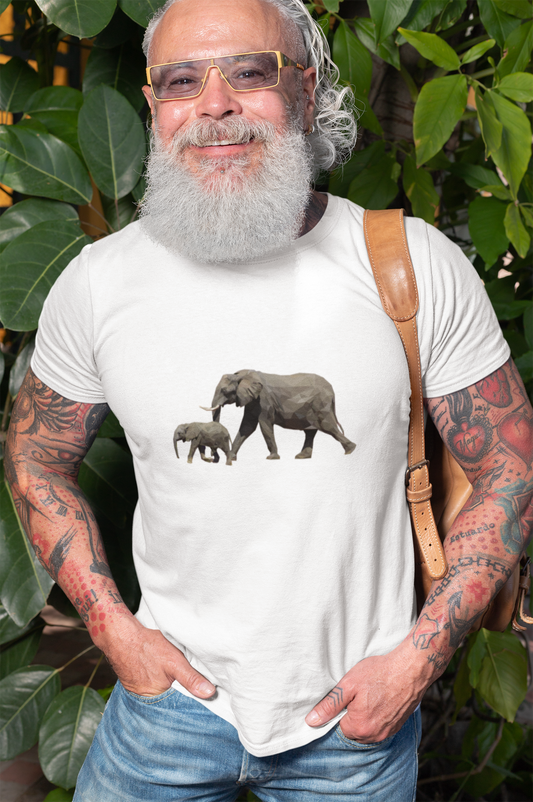 Men's Elephant Print T-Shirt