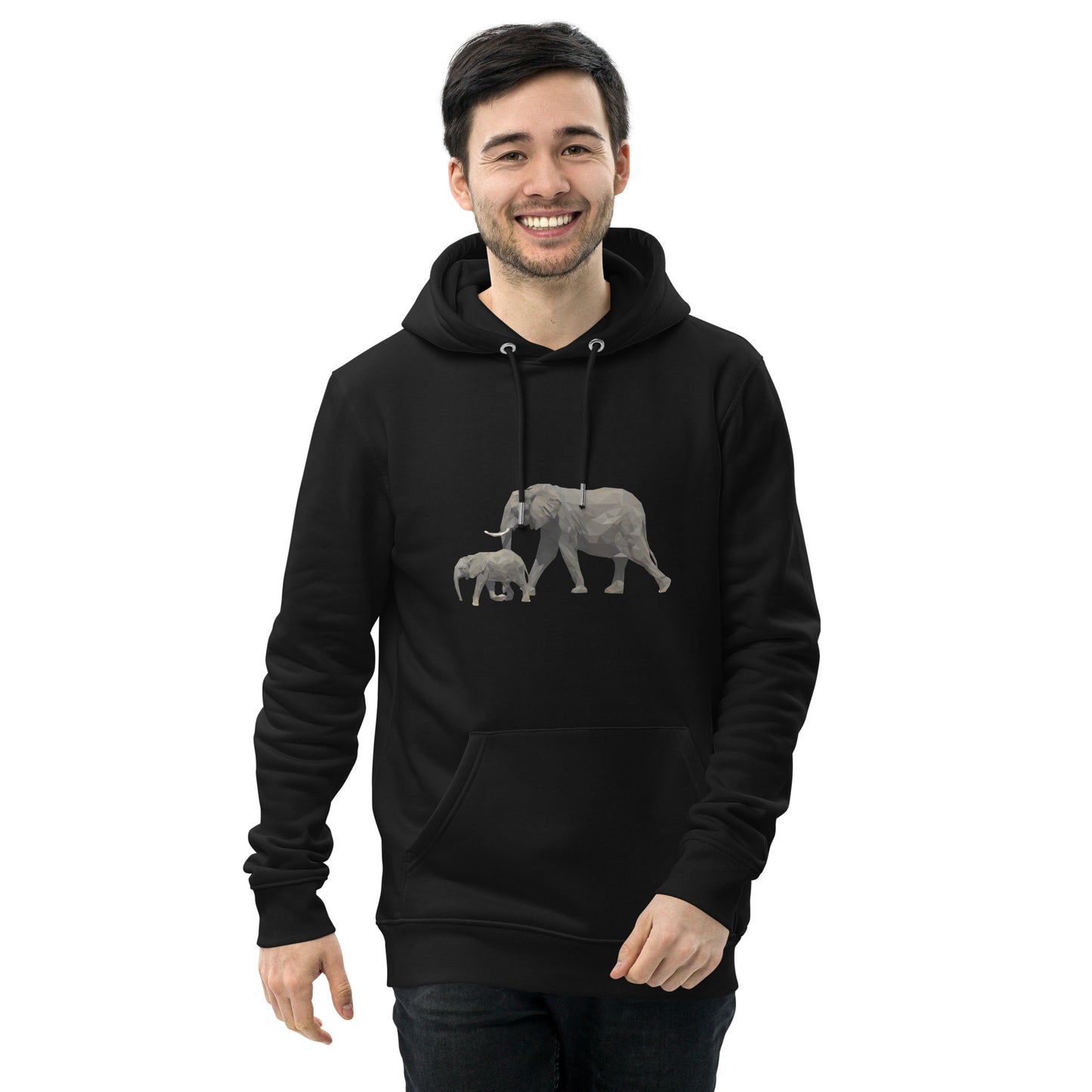 Men's Elephant Print Hoodie