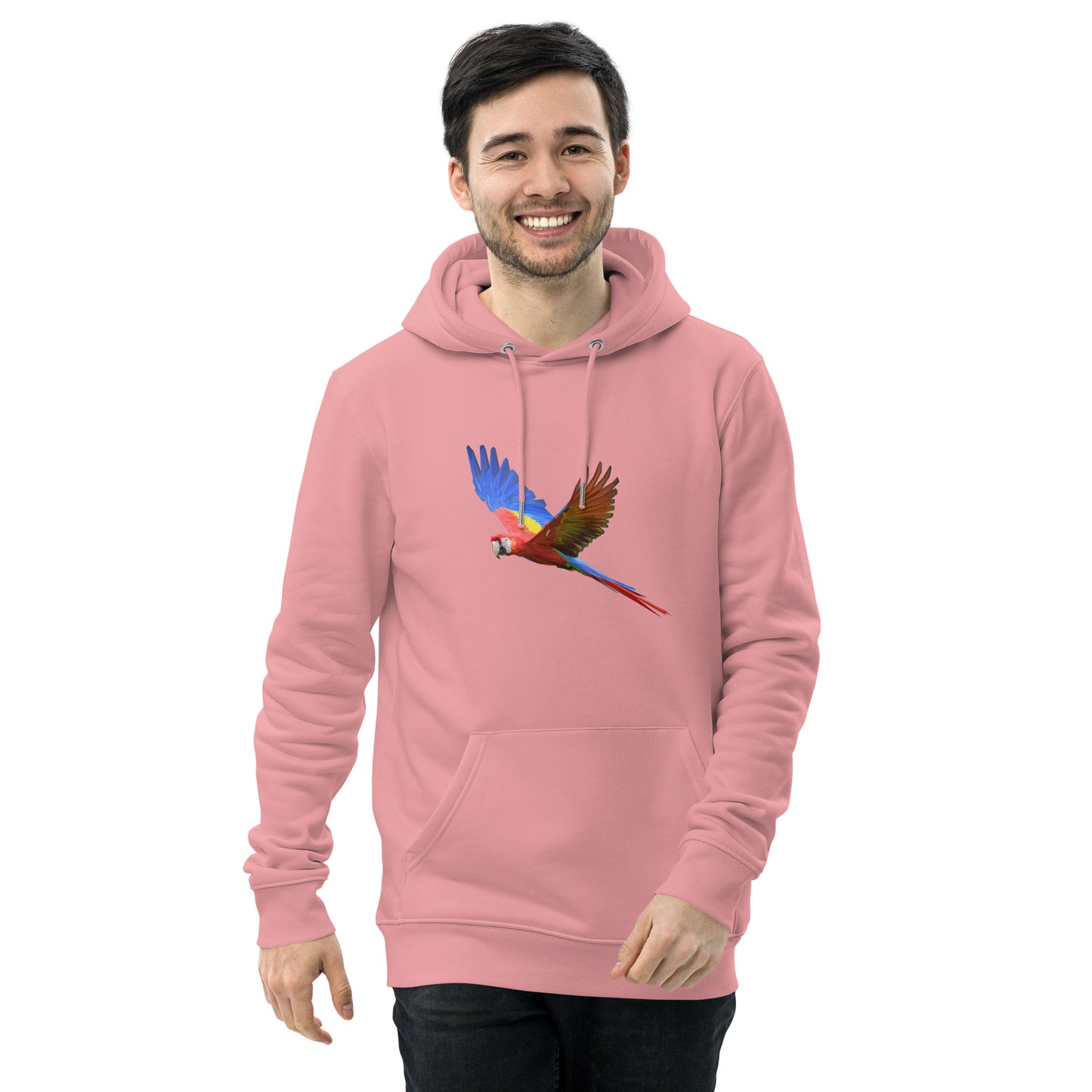 Men's Scarlet Macaw Print Hoodie