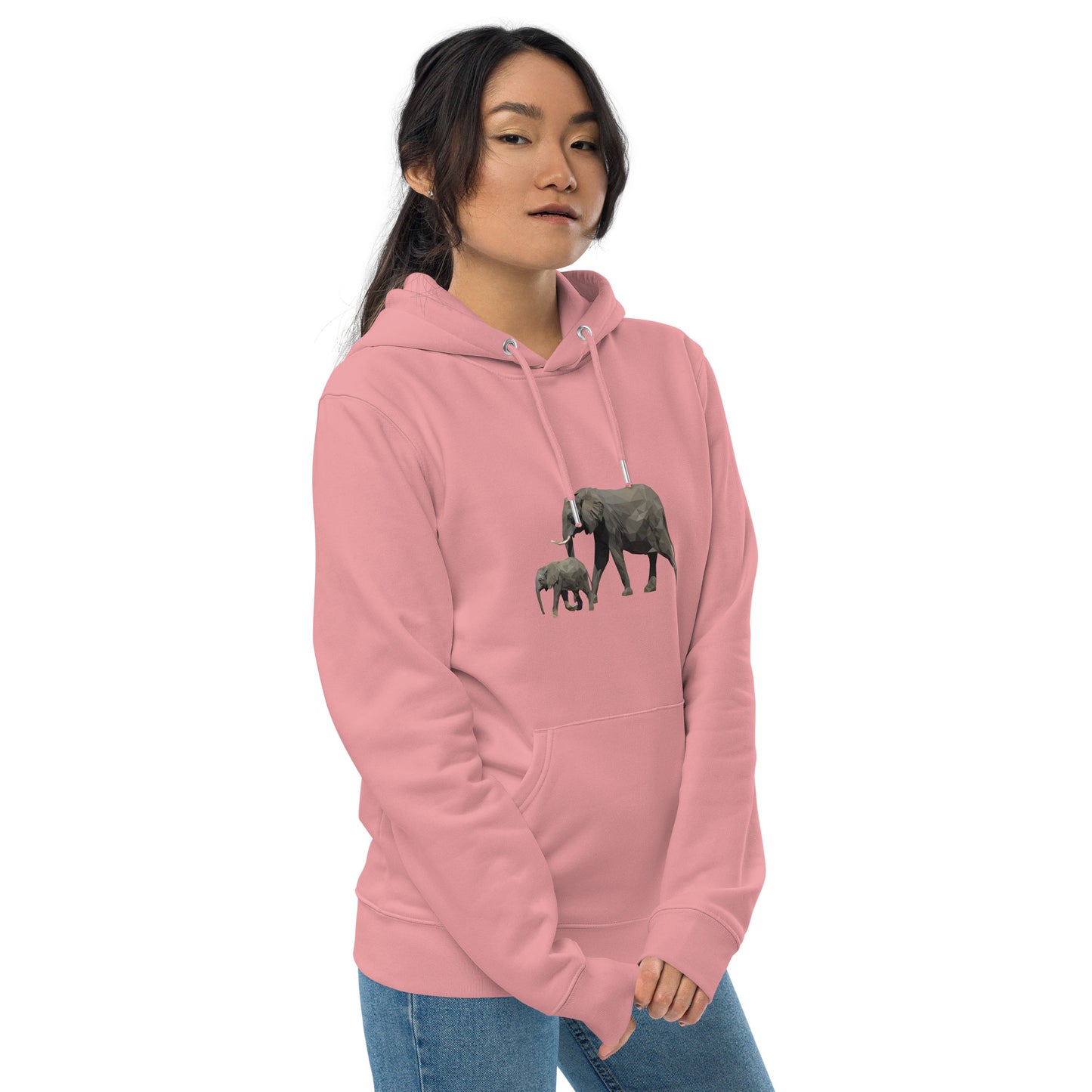 Women's Elephant Print Hoodie