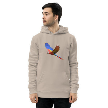 Men's Scarlet Macaw Print Hoodie