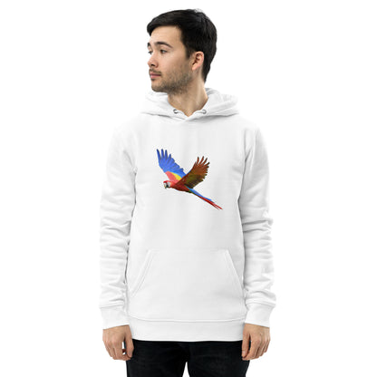 Men's Scarlet Macaw Print Hoodie