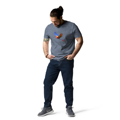 Men's Scarlet Macaw Print T-Shirt