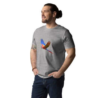 Men's Scarlet Macaw Print T-Shirt