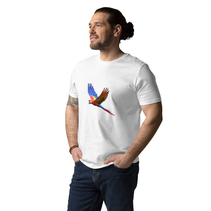 Men's Scarlet Macaw Print T-Shirt