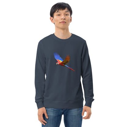 Men's Scarlet Macaw Print Sweatshirt