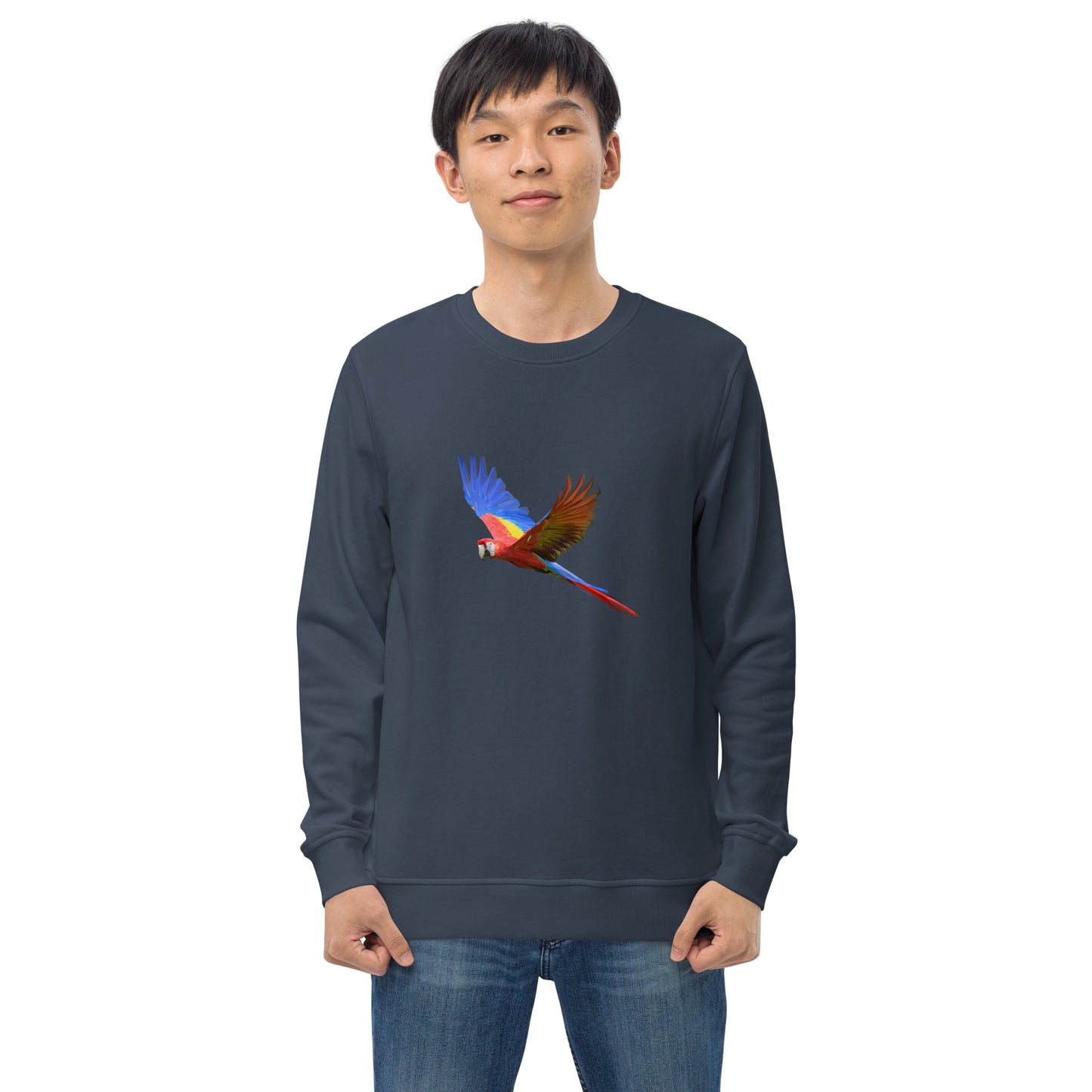 Men's Scarlet Macaw Print Sweatshirt